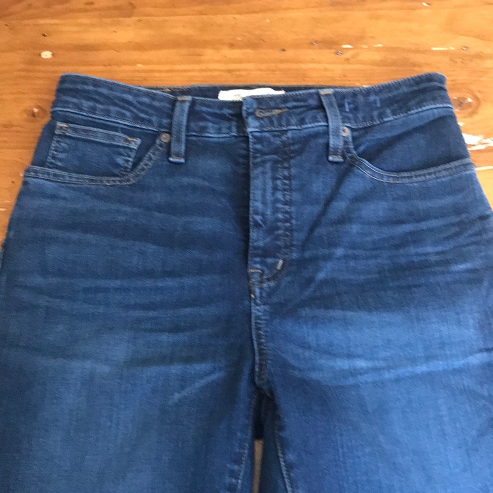 Madewell Hayes Wash Curvy High-Rise Skinny Jeans